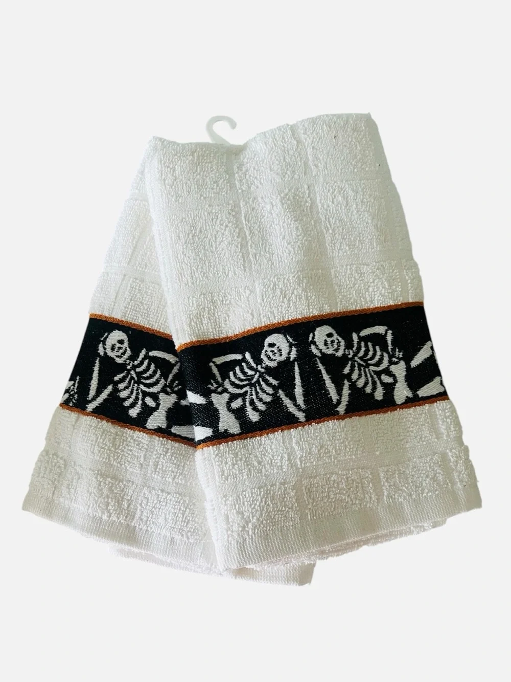 Skeletons Turkish 100% Cotton Waffle Kitchen Towels - Set of 2
